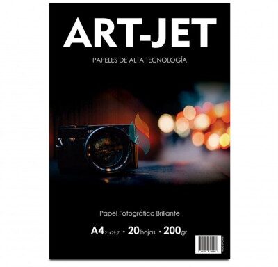Papel fotográfico brillante 200gr